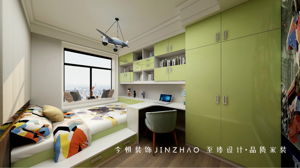 融创中心现代简约风格儿童房装修效果图