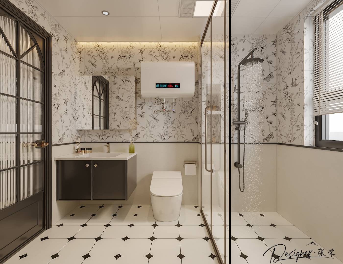 法式风格卫生间装修效果图