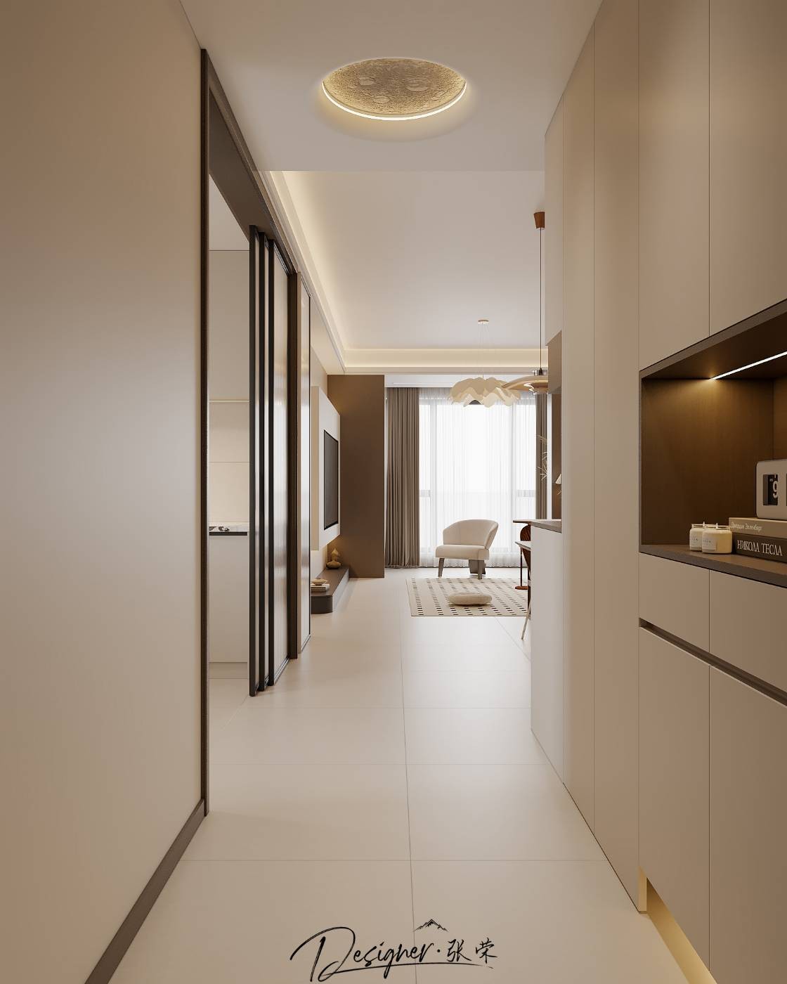 法式风格玄关装修效果图