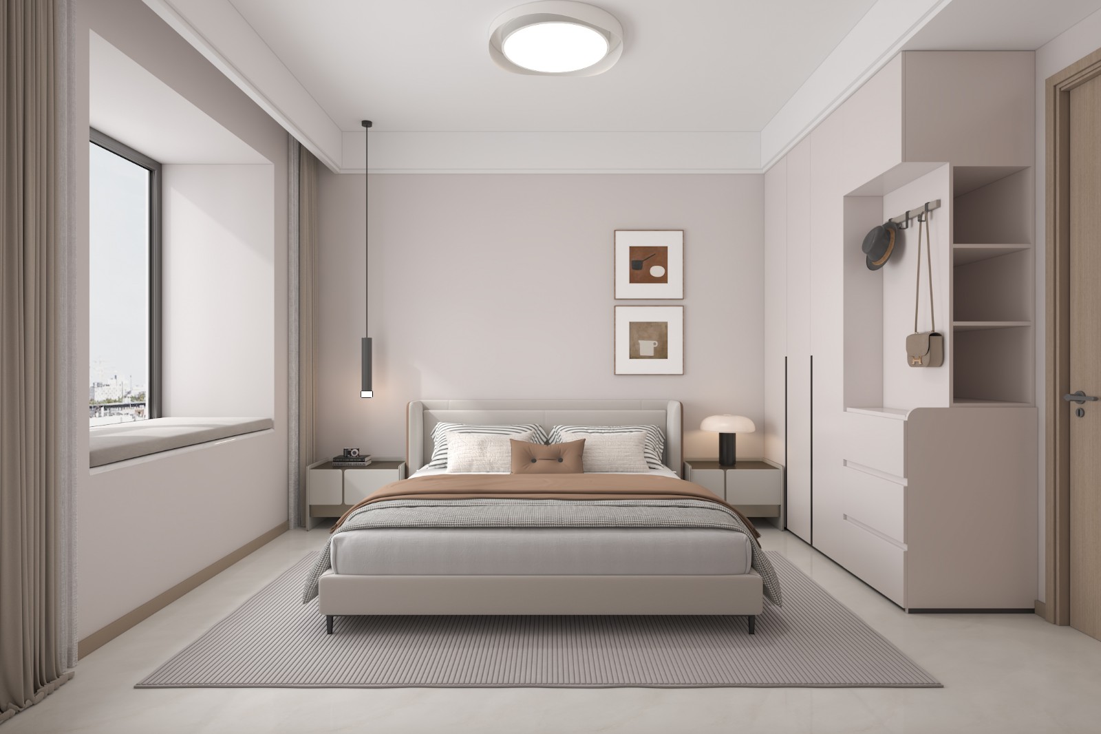 锦江府现代简约风格儿童房装修效果图