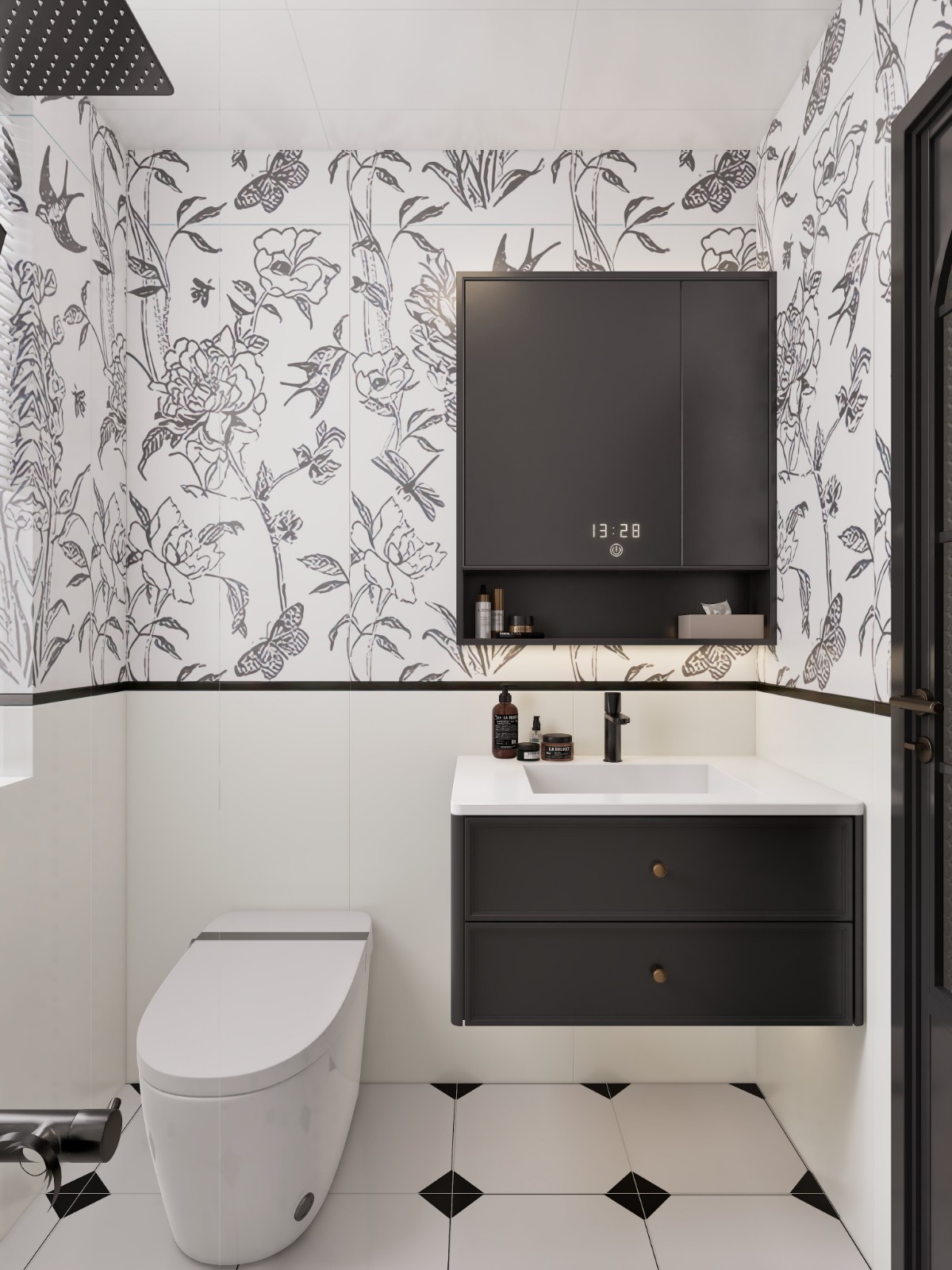 绿城悦园法式风格卫生间装修效果图