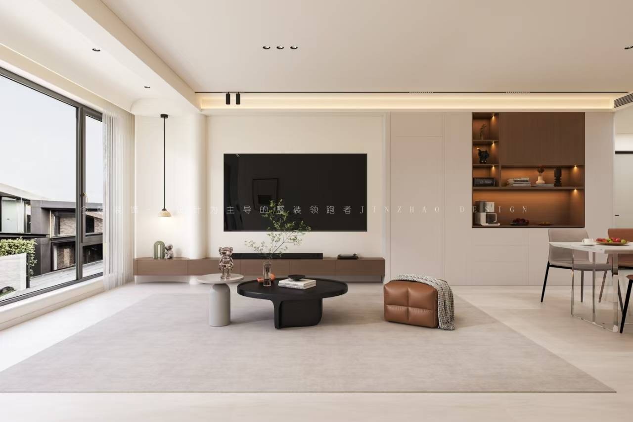 龙湖青云阙现代简约风格客厅装修效果图