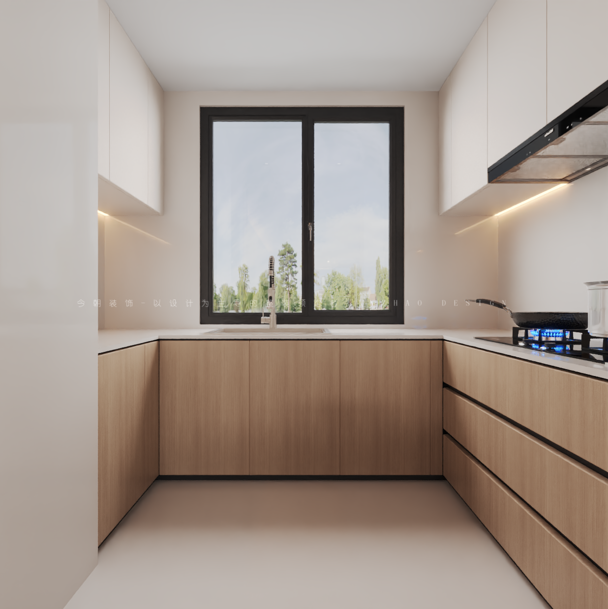 格调春天现代简约风格厨房装修效果图