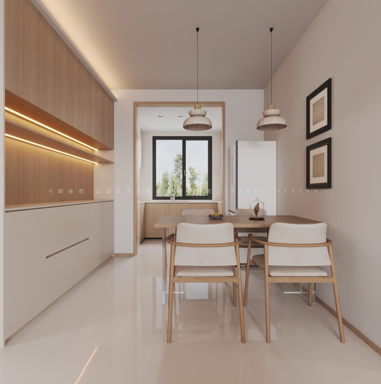 格调春天现代简约风格餐厅装修效果图