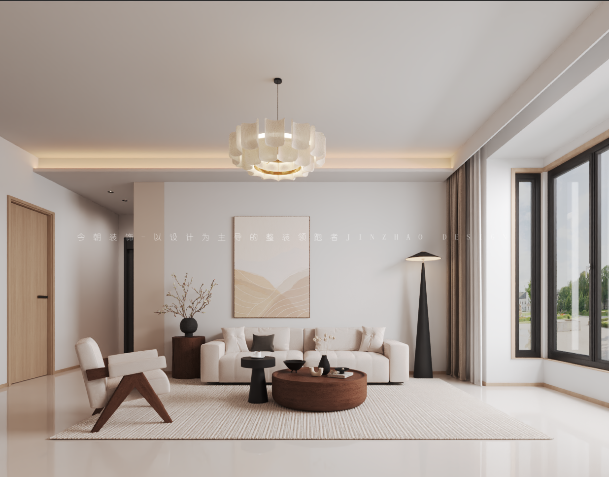格调春天现代简约风格客厅装修效果图