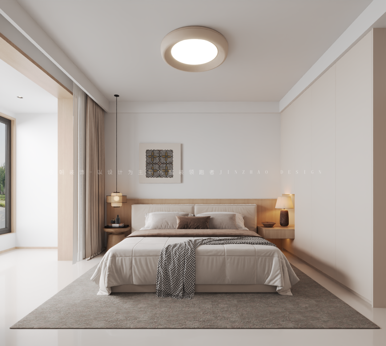 格调春天现代简约风格主卧装修效果图