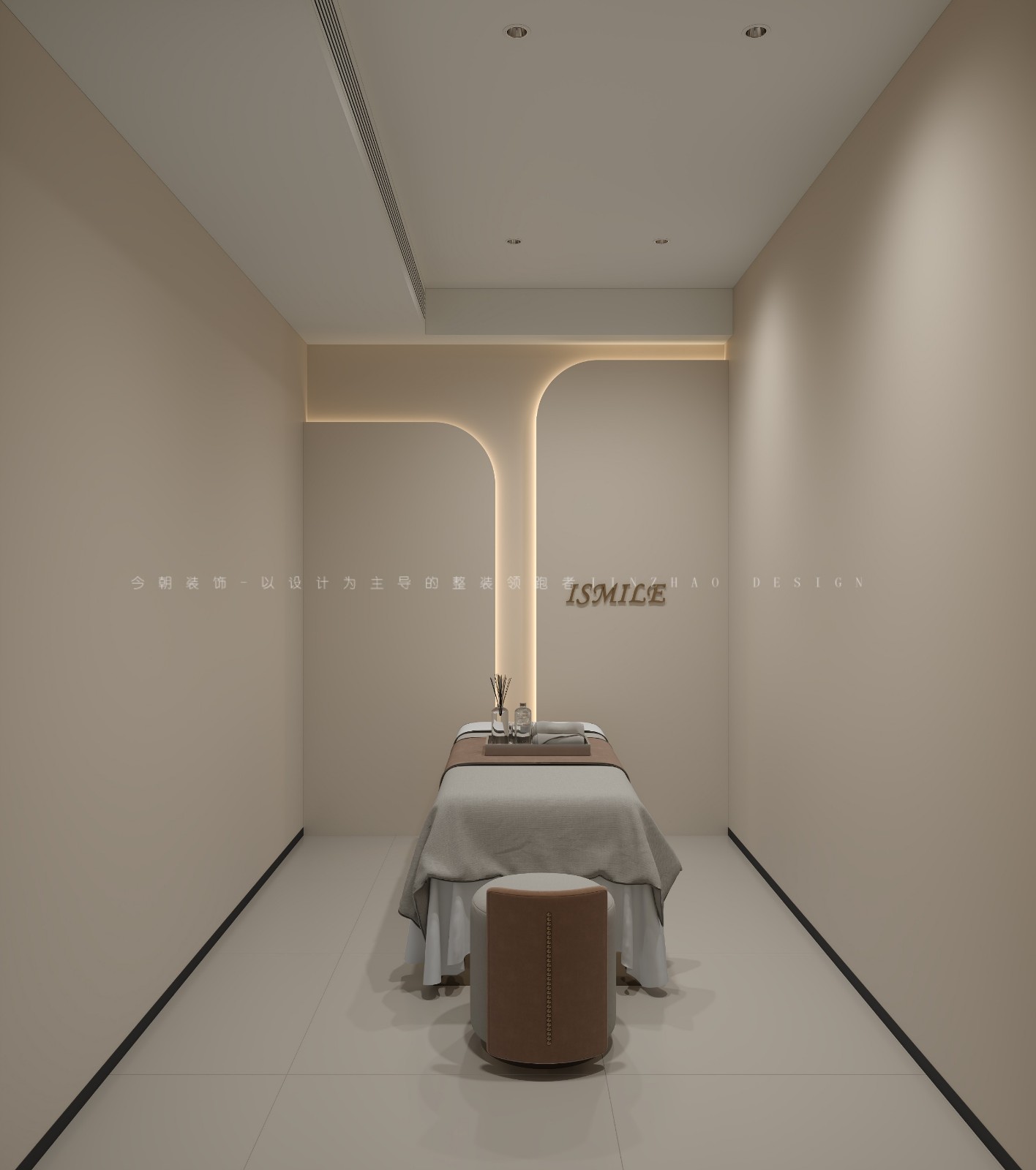 缔景城美容院现代简约风格客厅装修效果图