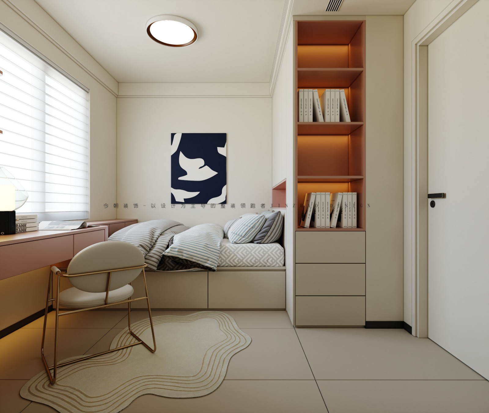 锦江府现代简约风格儿童房装修效果图