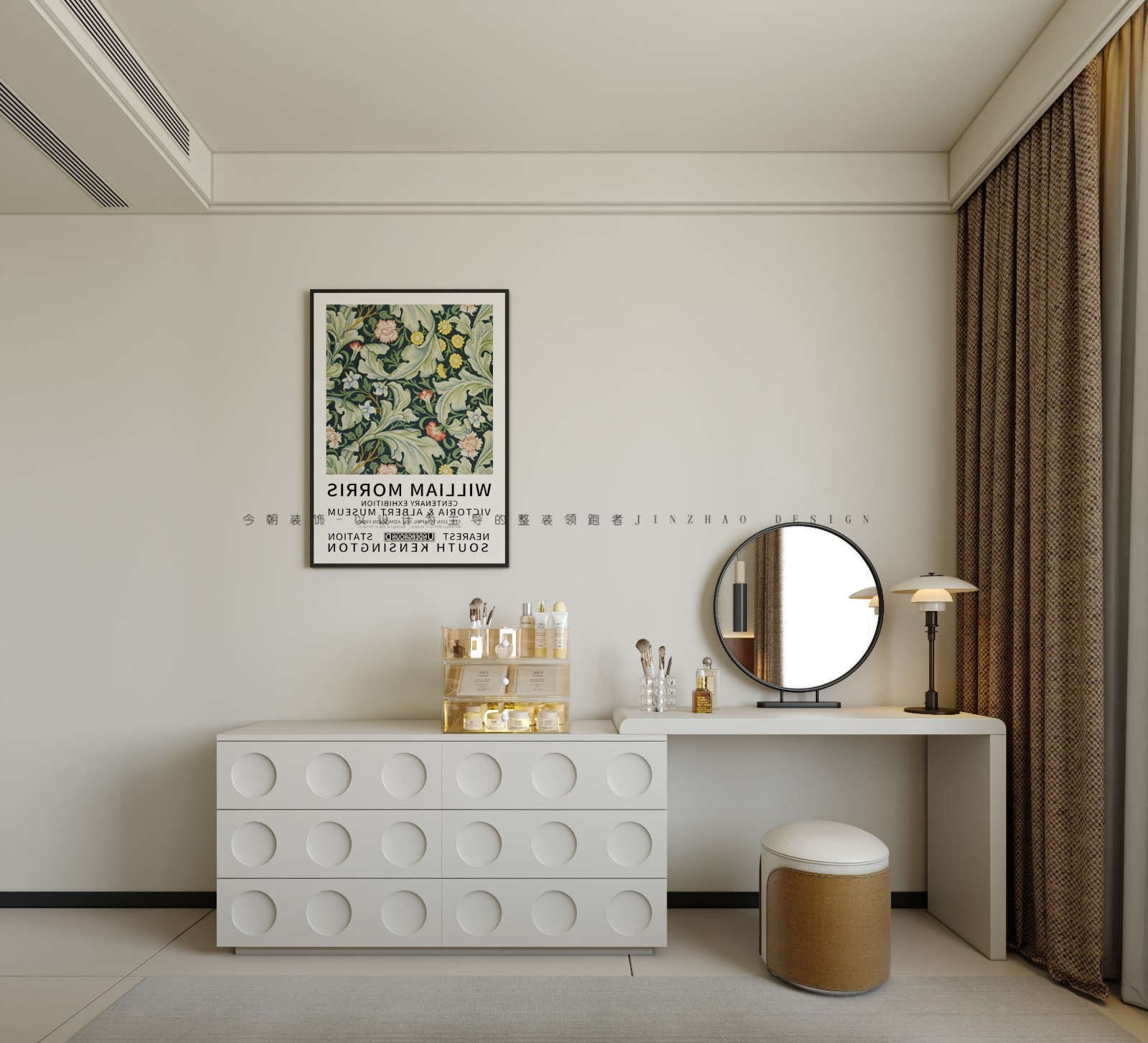 锦江府现代简约风格主卧装修效果图