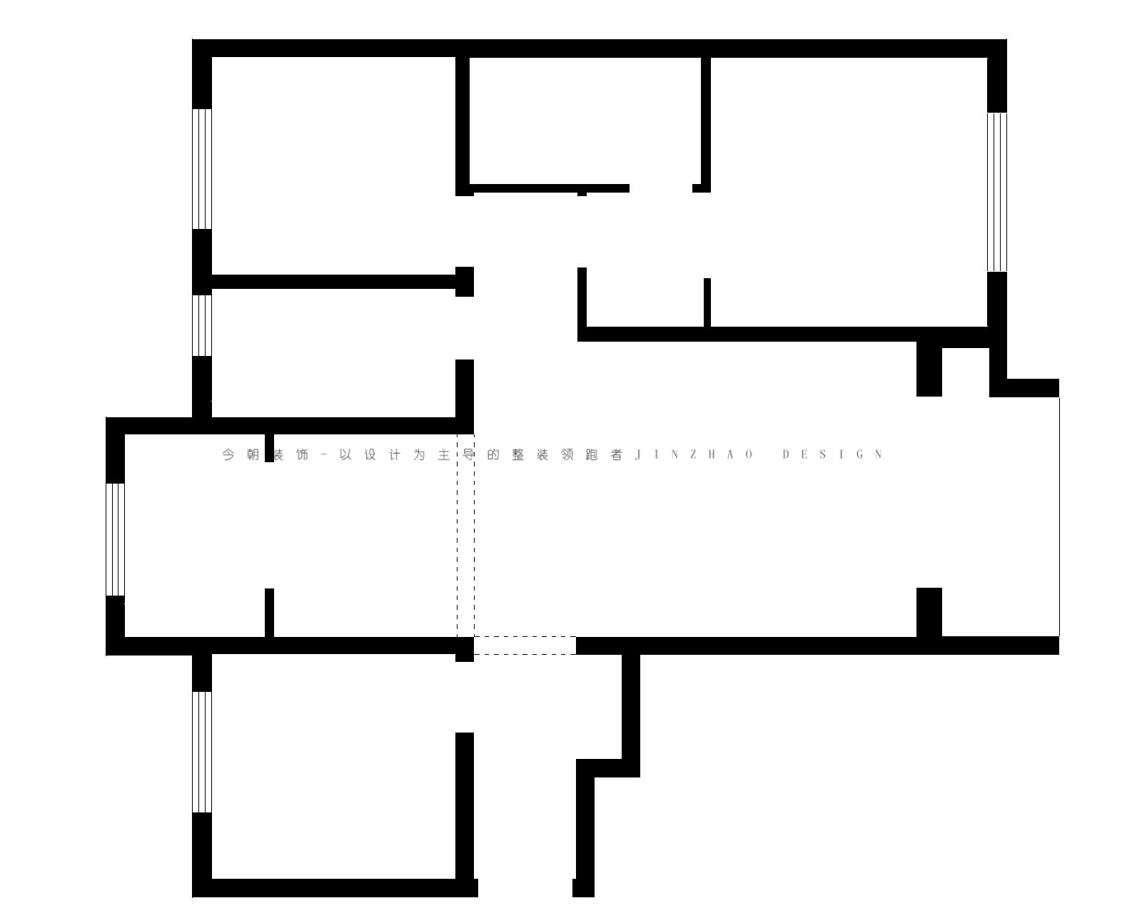 尚宾城现代简约风格户型图装修效果图