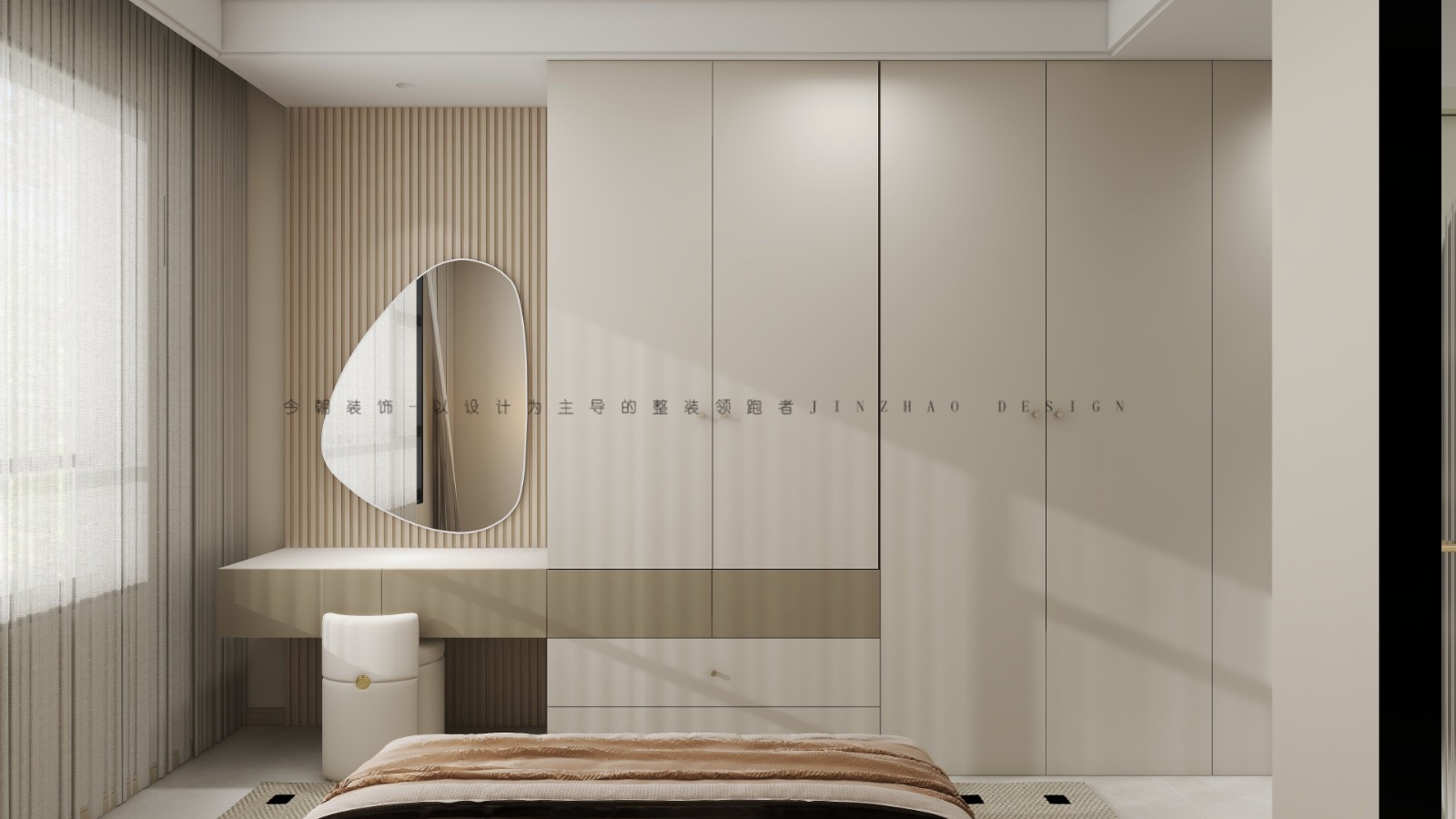 尚宾城现代简约风格主卧装修效果图