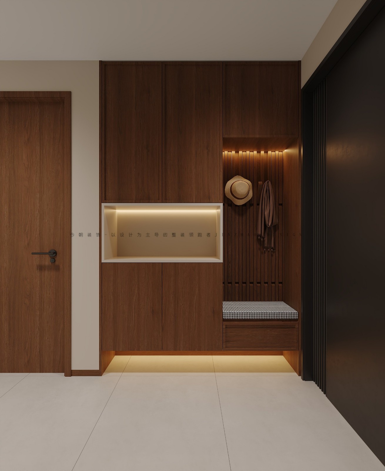 尚宾城现代简约风格玄关装修效果图