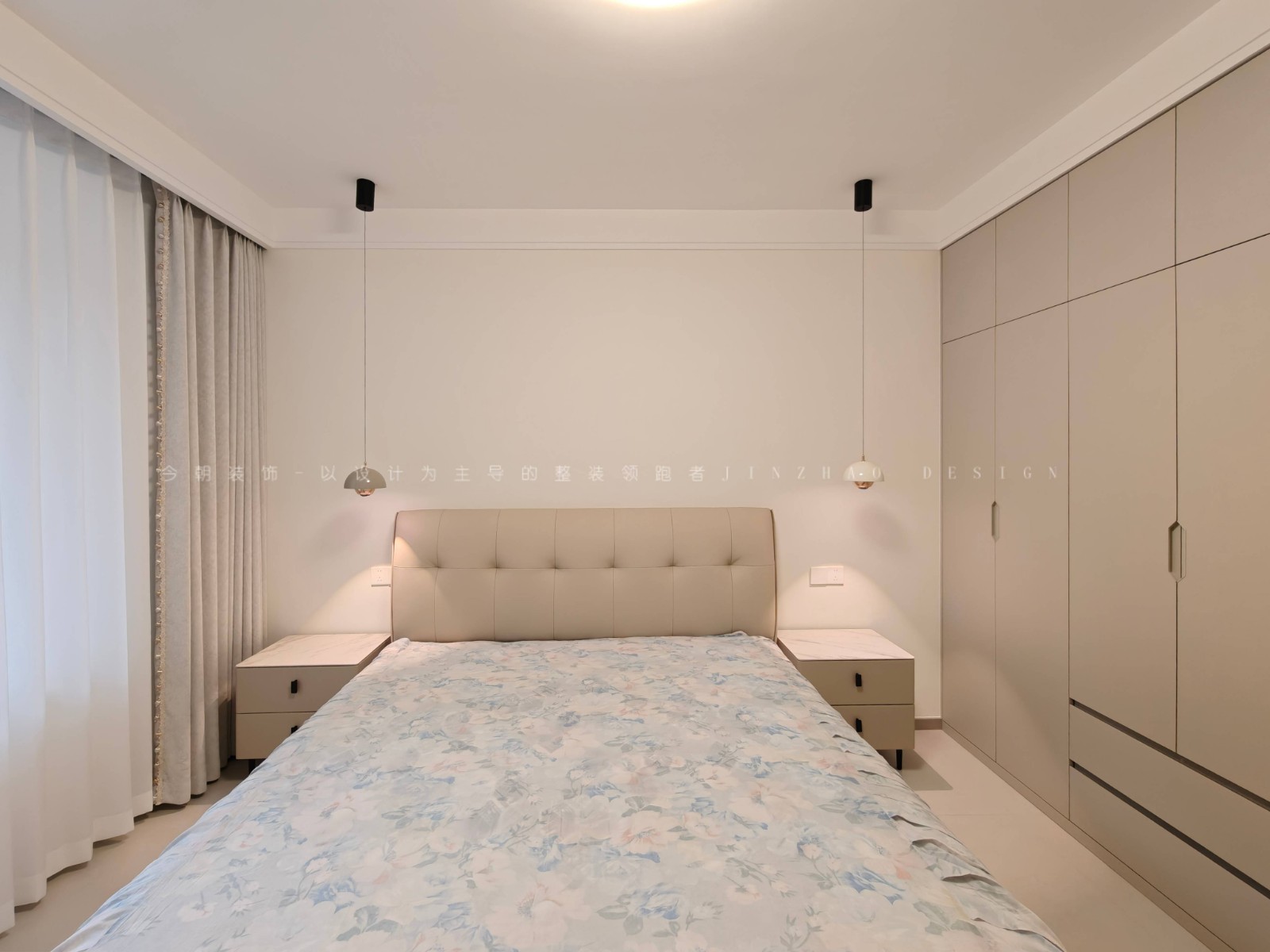 雅清苑现代简约风格主卧装修效果图