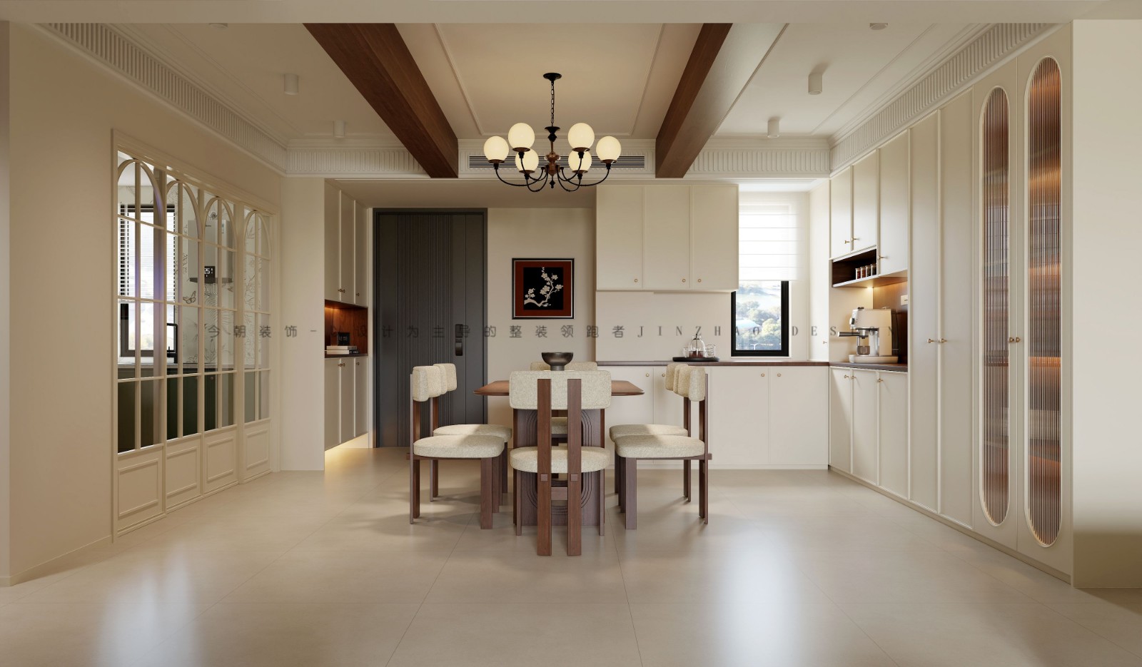 云尚府法式风格餐厅装修效果图