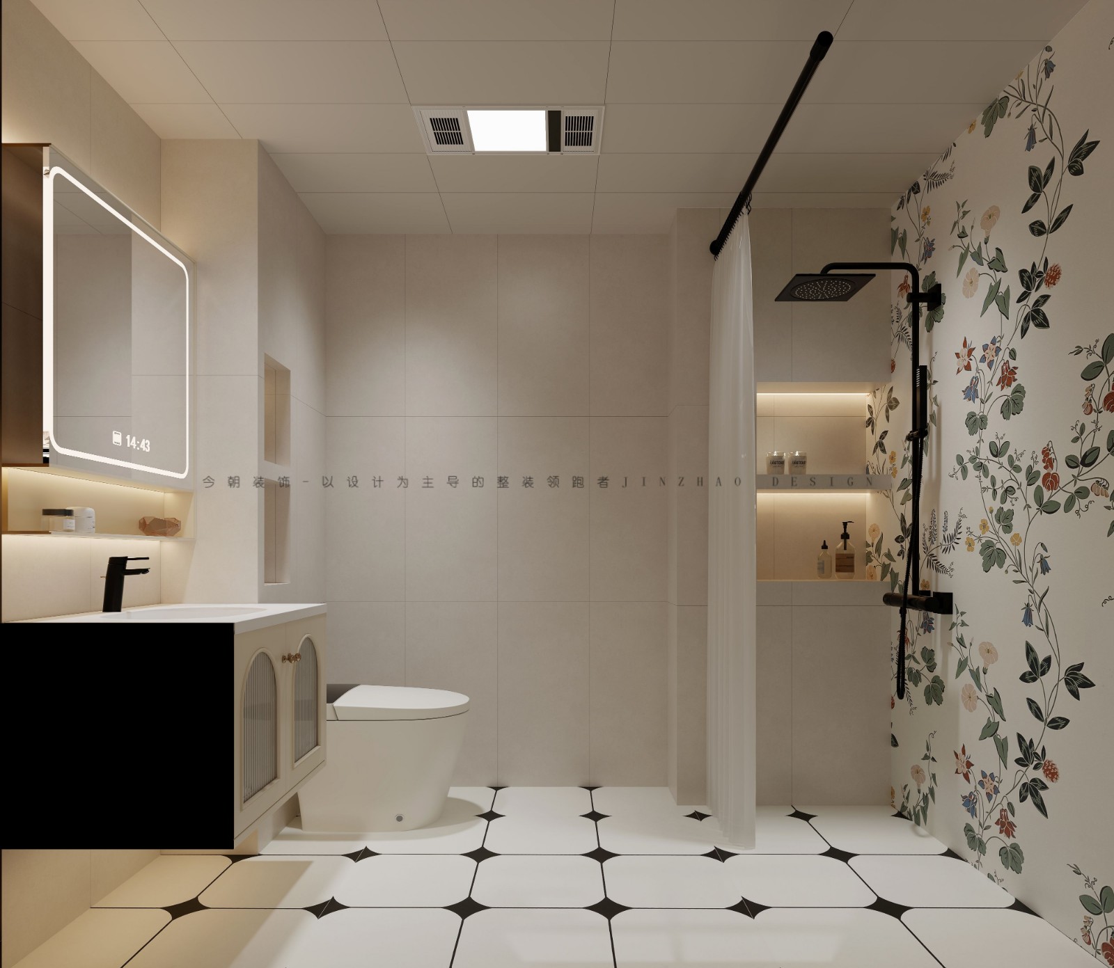 云尚府法式风格卫生间装修效果图