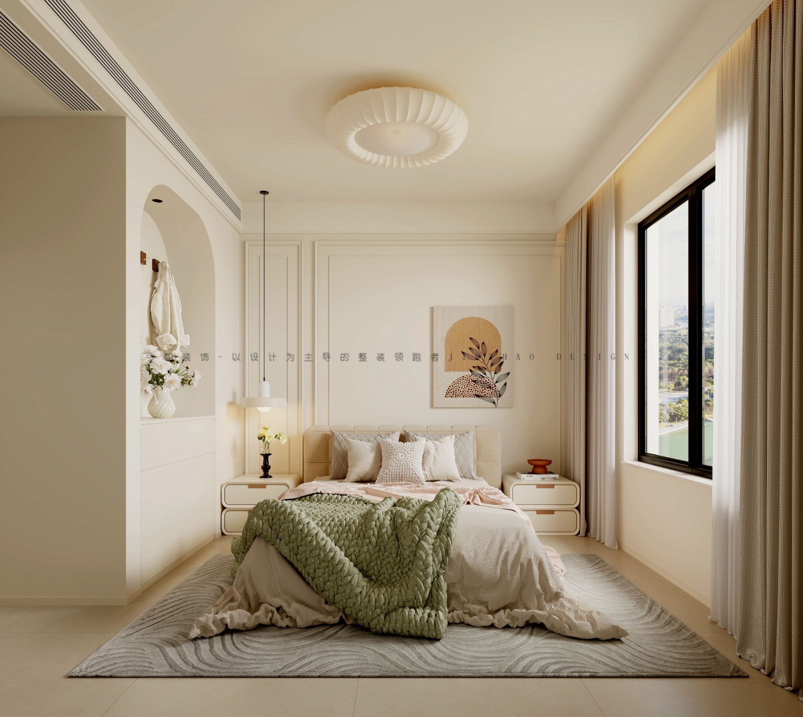 云尚府法式风格主卧装修效果图