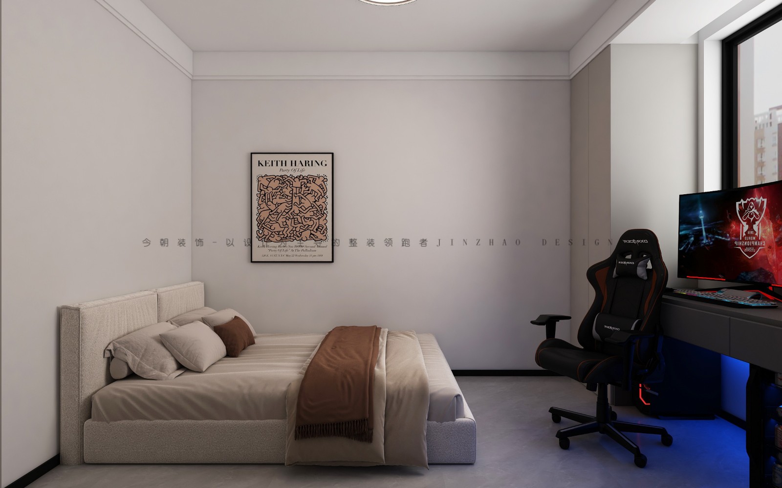 天海容天下现代简约风格儿童房装修效果图