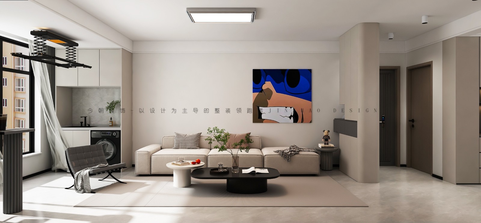 天海容天下现代简约风格客厅装修效果图