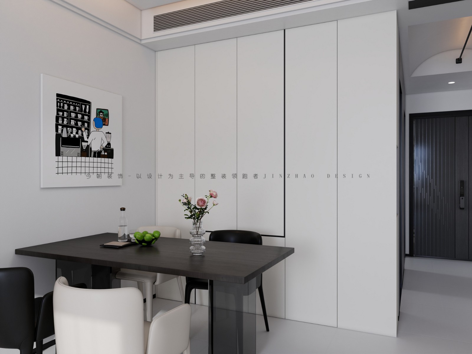 安联新锐中心现代简约风格餐厅装修效果图