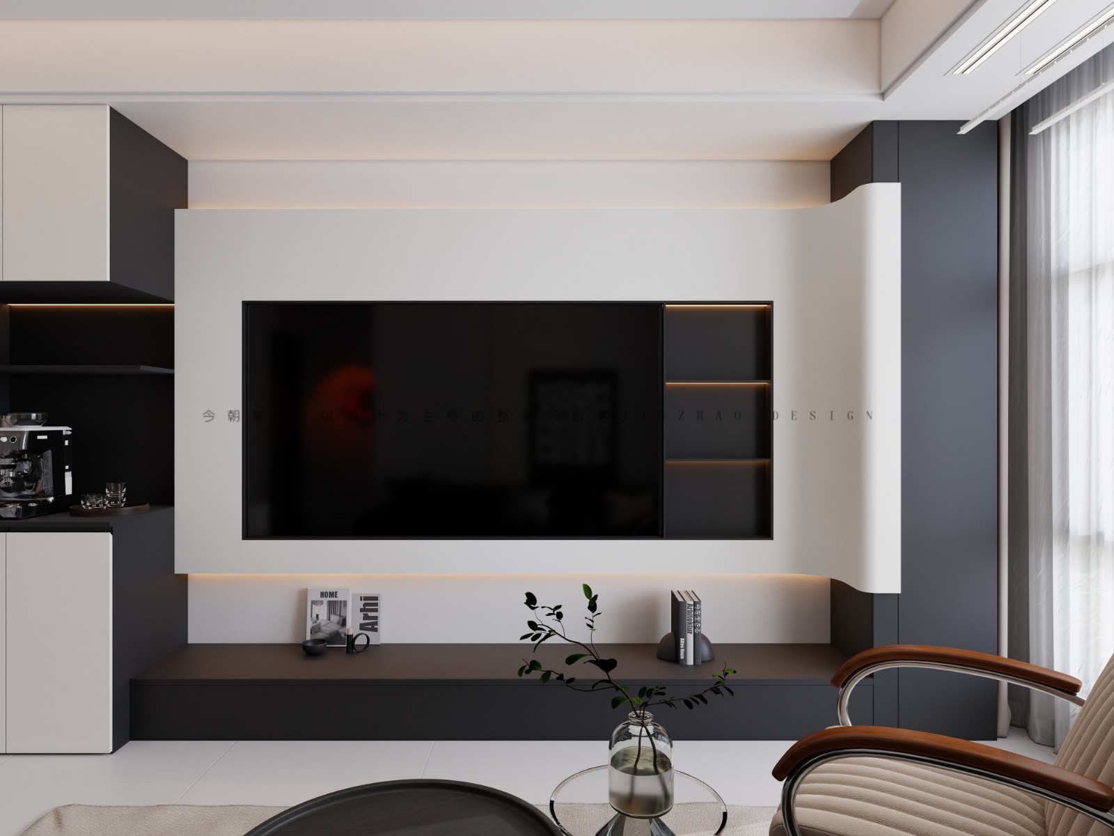 安联新锐中心现代简约风格客厅装修效果图