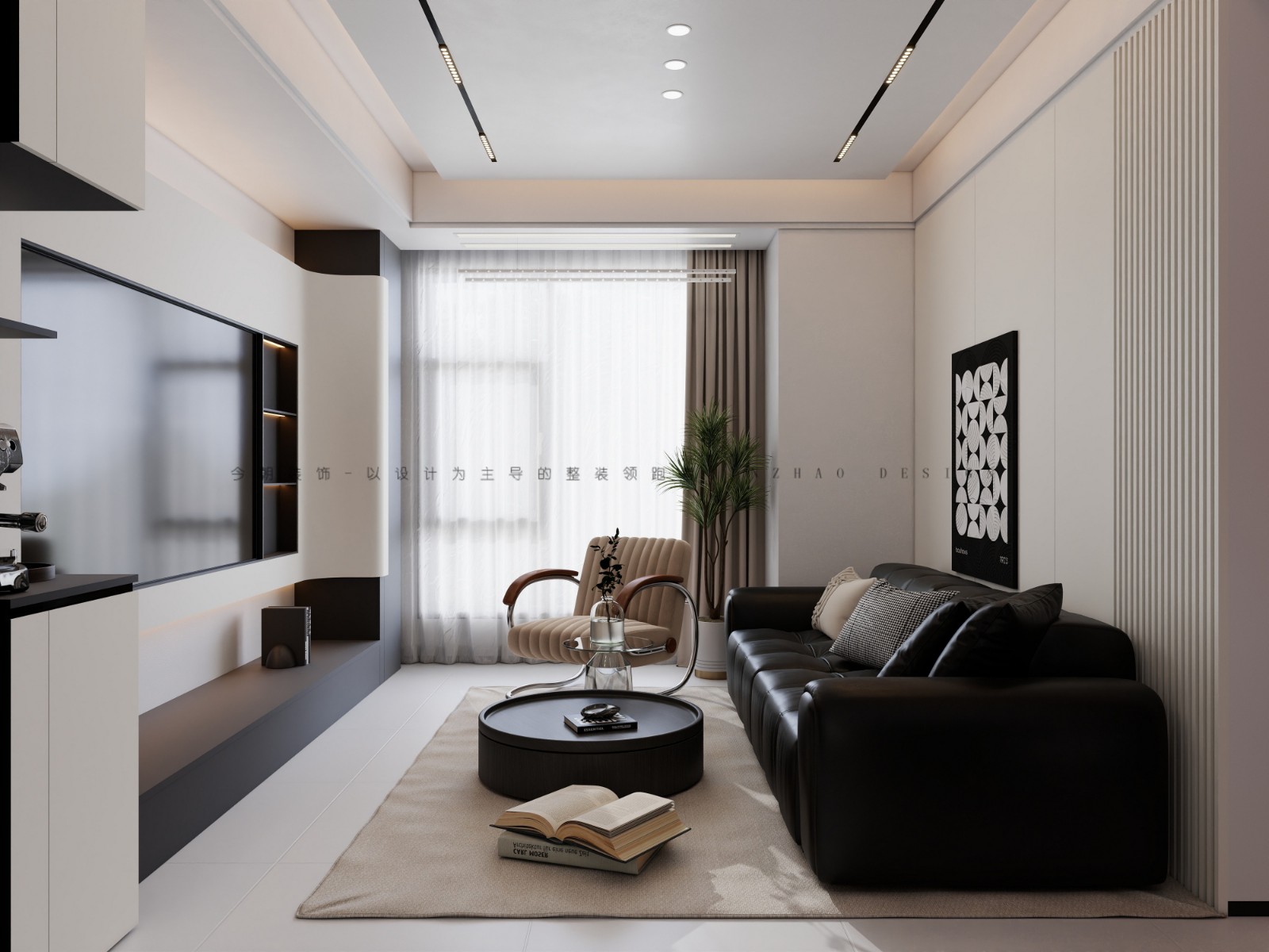 安联新锐中心现代简约风格客厅装修效果图