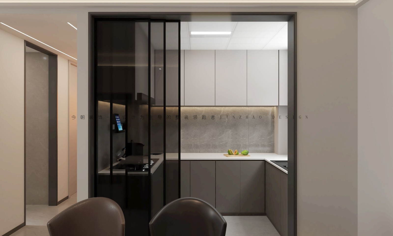 城发投云华现代简约风格厨房装修效果图