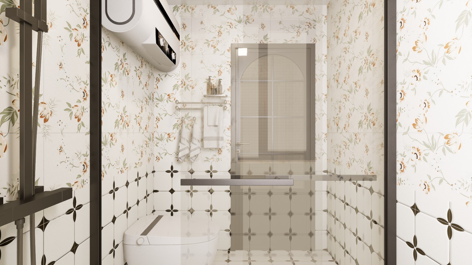 恒扬公园8号法式风格客厅装修效果图