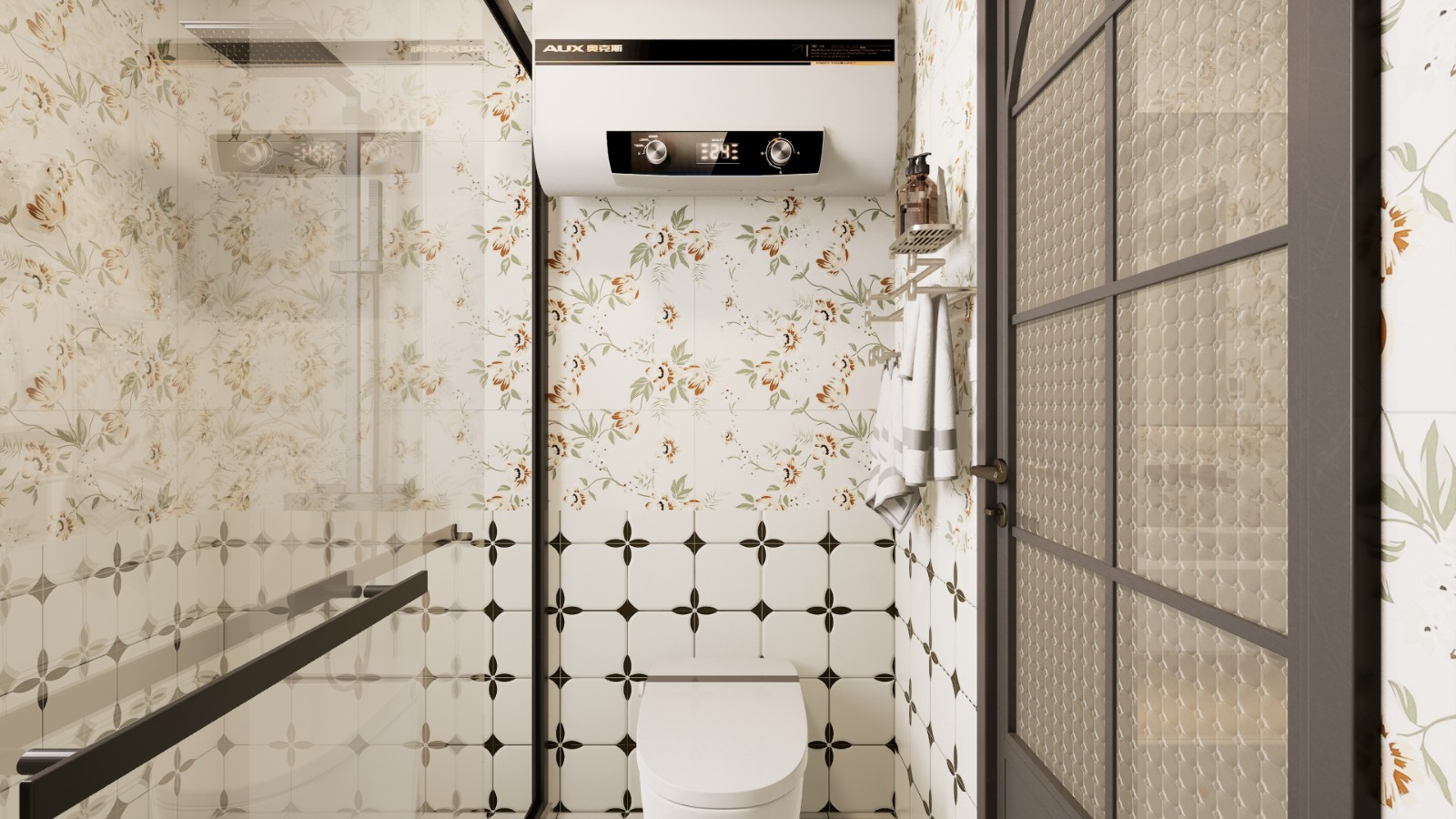 恒扬公园8号法式风格客厅装修效果图