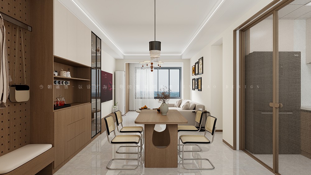 华远昆仑赋现代简约风格客厅装修效果图