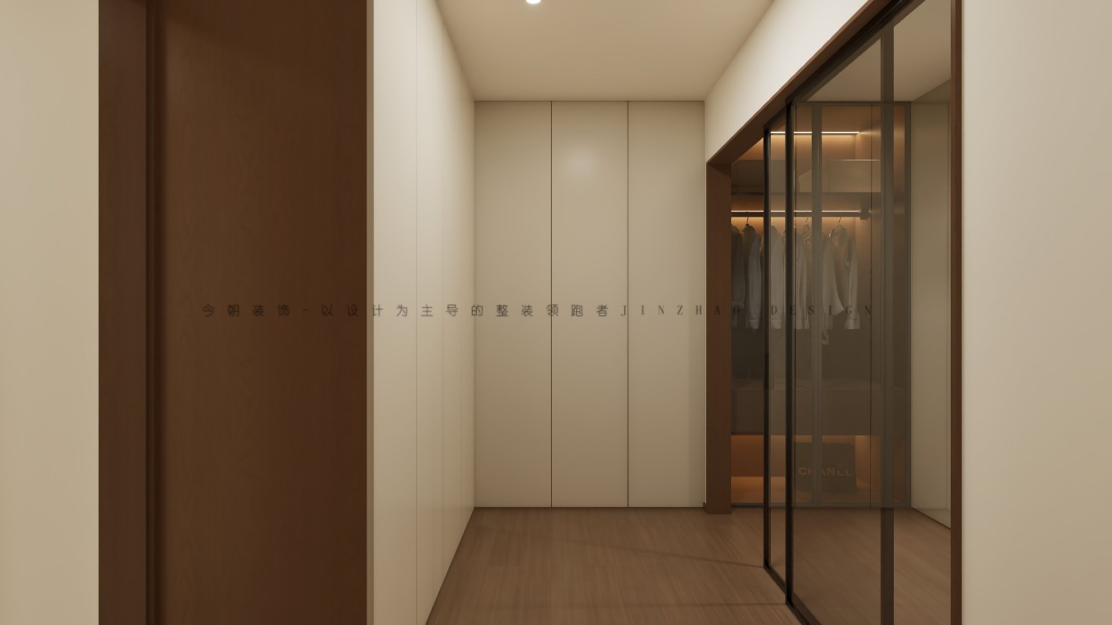 中海正太九章现代简约风格衣帽间装修效果图