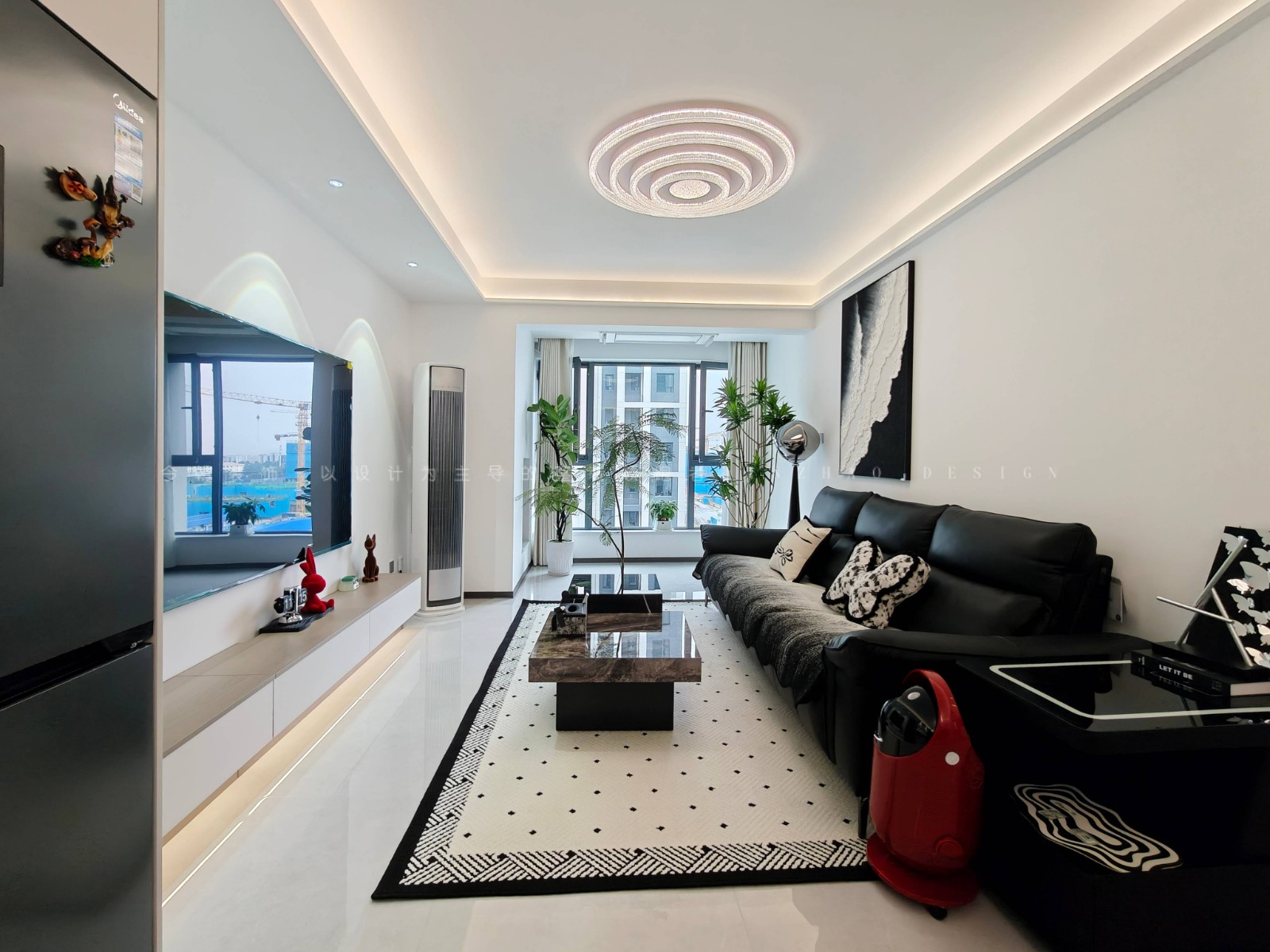 城发投云华现代简约风格客厅装修效果图