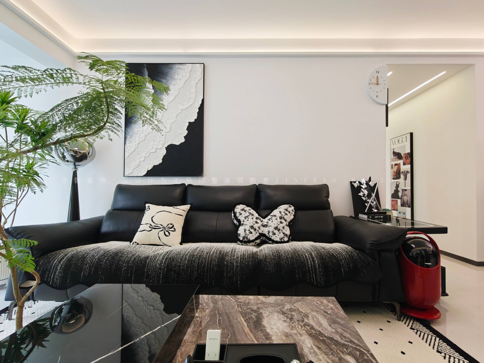 城发投云华现代简约风格客厅装修效果图