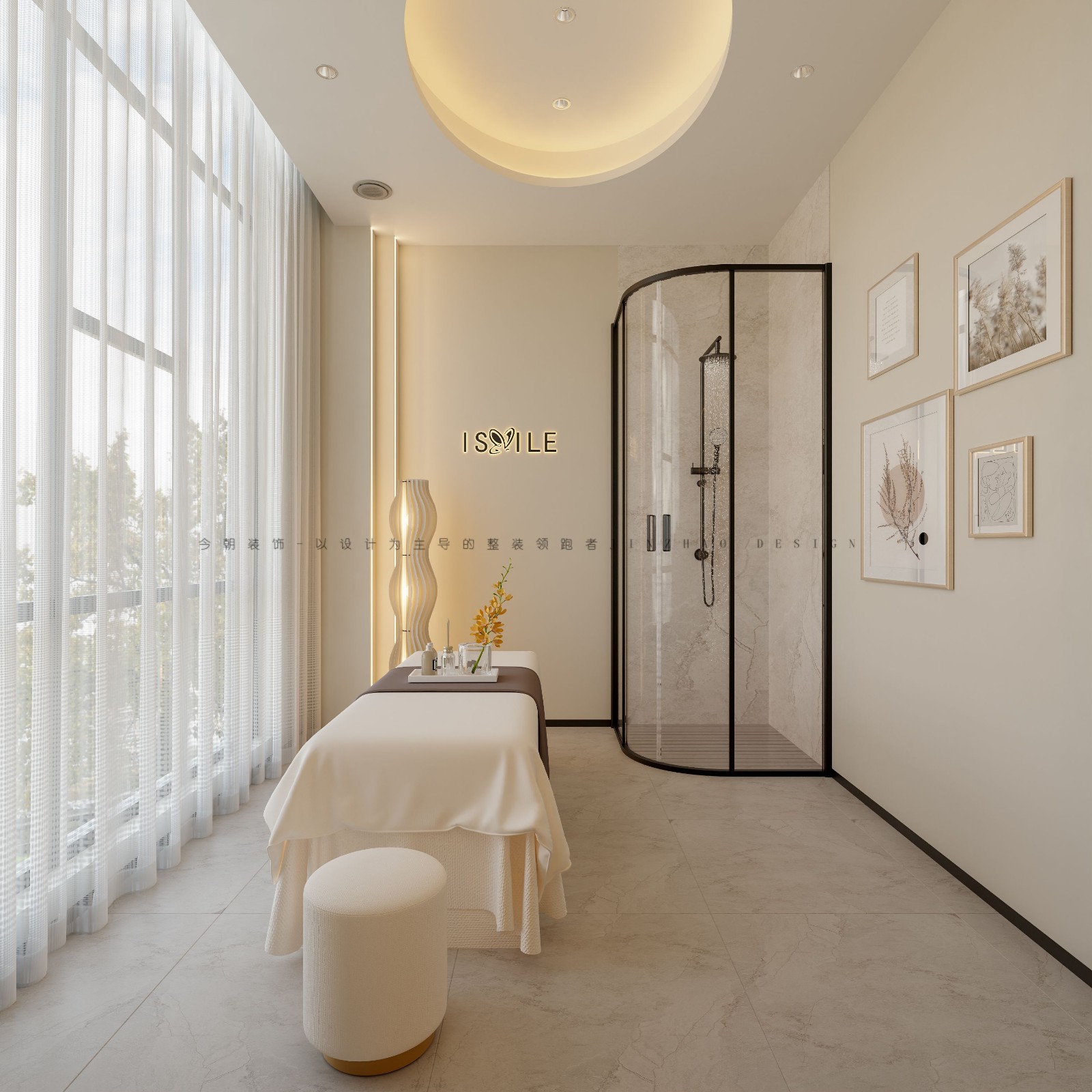 伊美娜美容院现代简约风格其他装修效果图