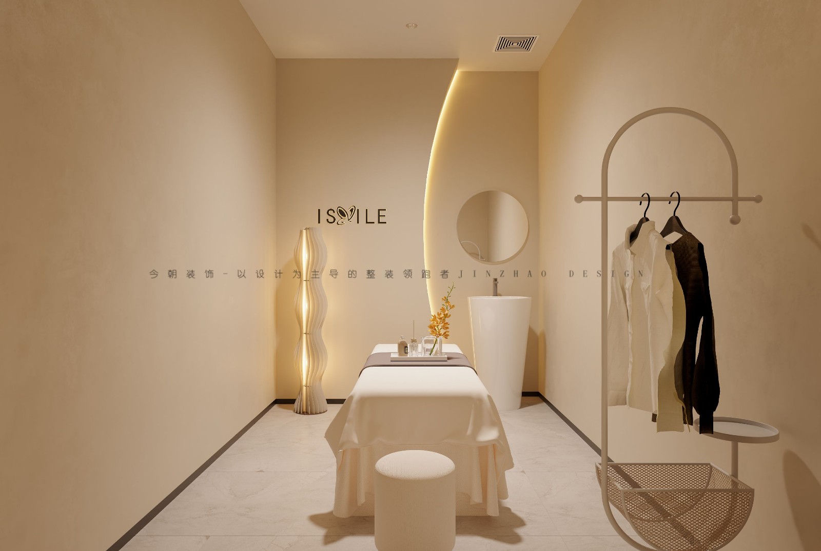 伊美娜美容院现代简约风格其他装修效果图