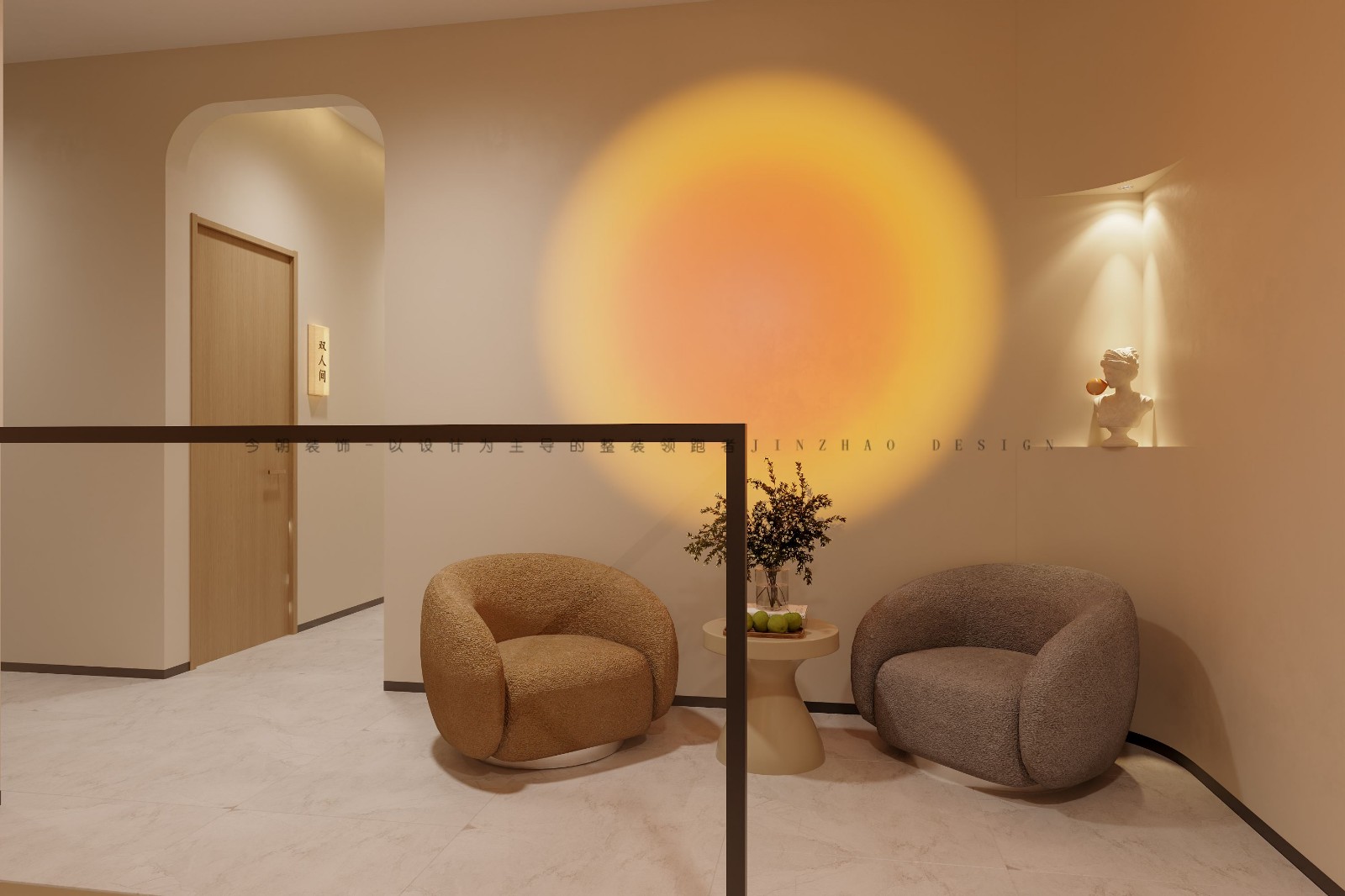 伊美娜美容院现代简约风格其他装修效果图