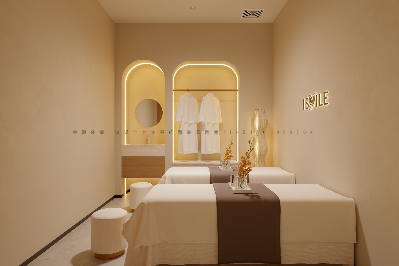 伊美娜美容院现代简约风格其他装修效果图