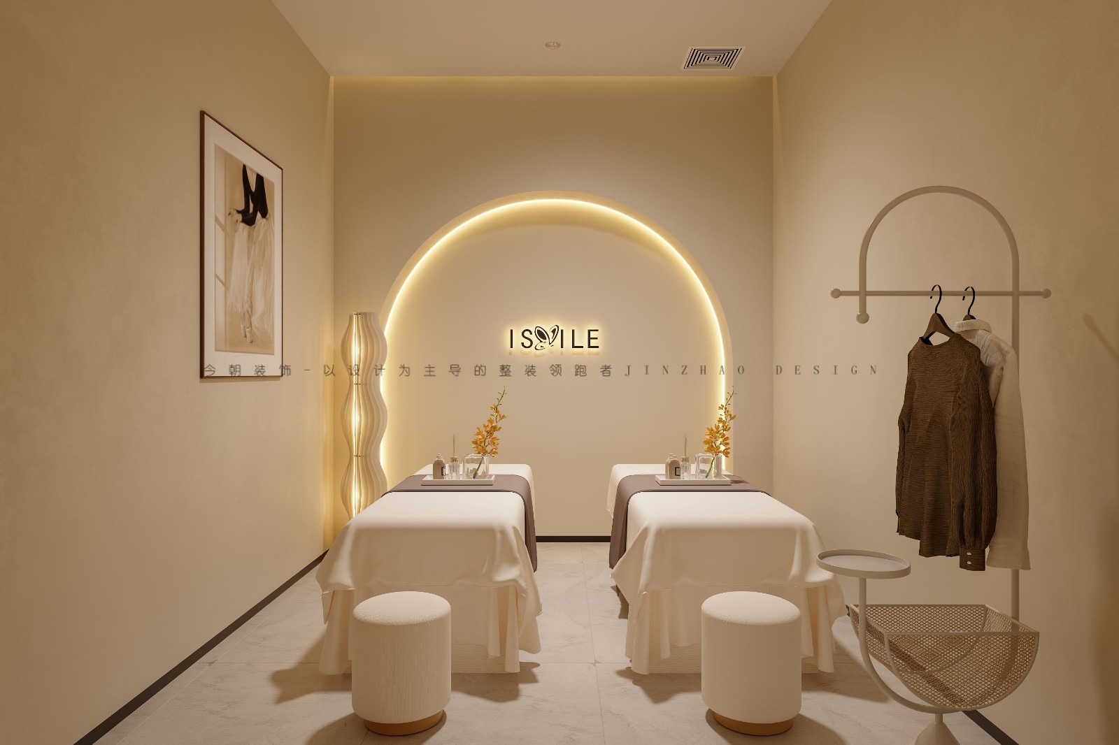 伊美娜美容院现代简约风格其他装修效果图